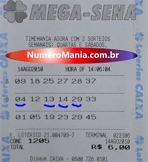 simulação mega sena|NumeroMania .